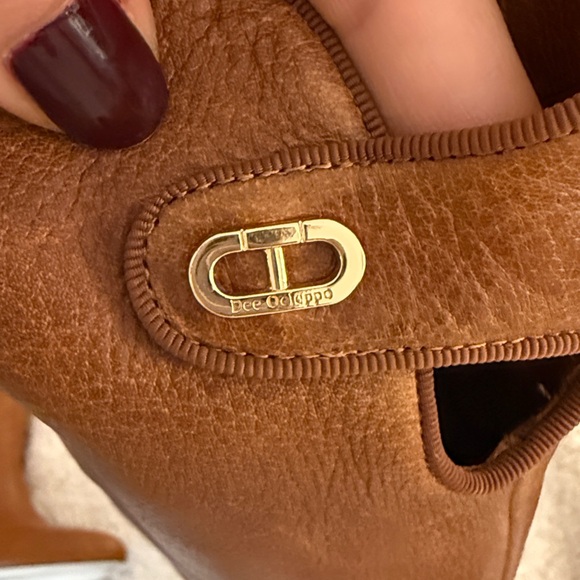 DEE OCLEPPO Ojai Knee High Boot In Cognac Leather Tan Knee-High Women's Boots - Picture 13 of 15